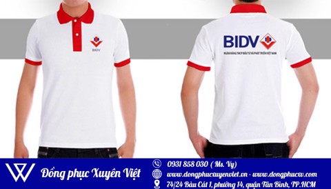Áo thun đồng phục BIDV